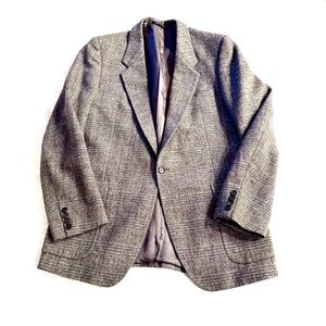 Yves Saint Laurent Gray Sport Coat with Notched Lapel